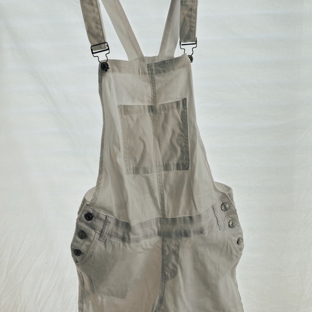 White Jean Overalls
